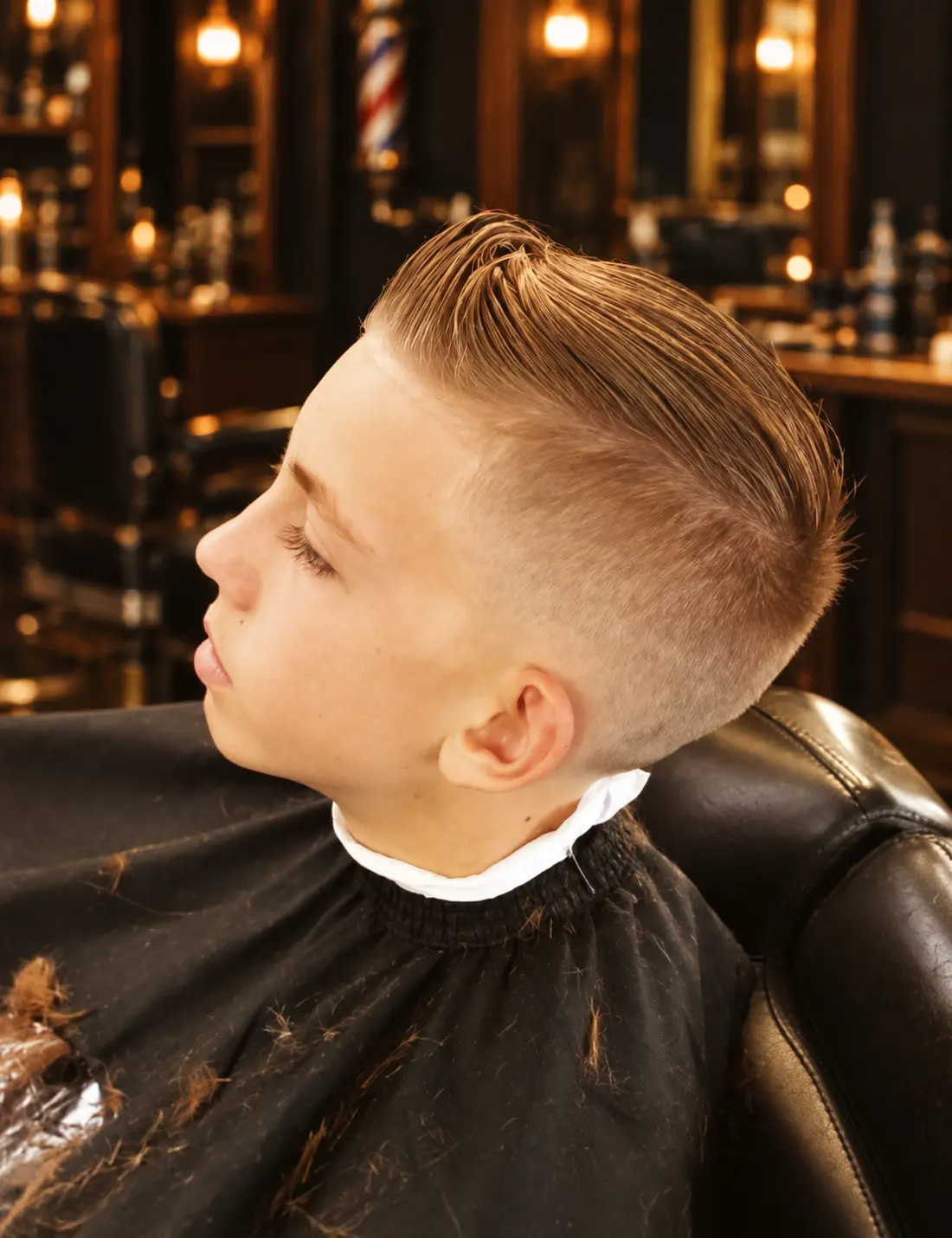 Lava Handz haircut with a smooth side fade