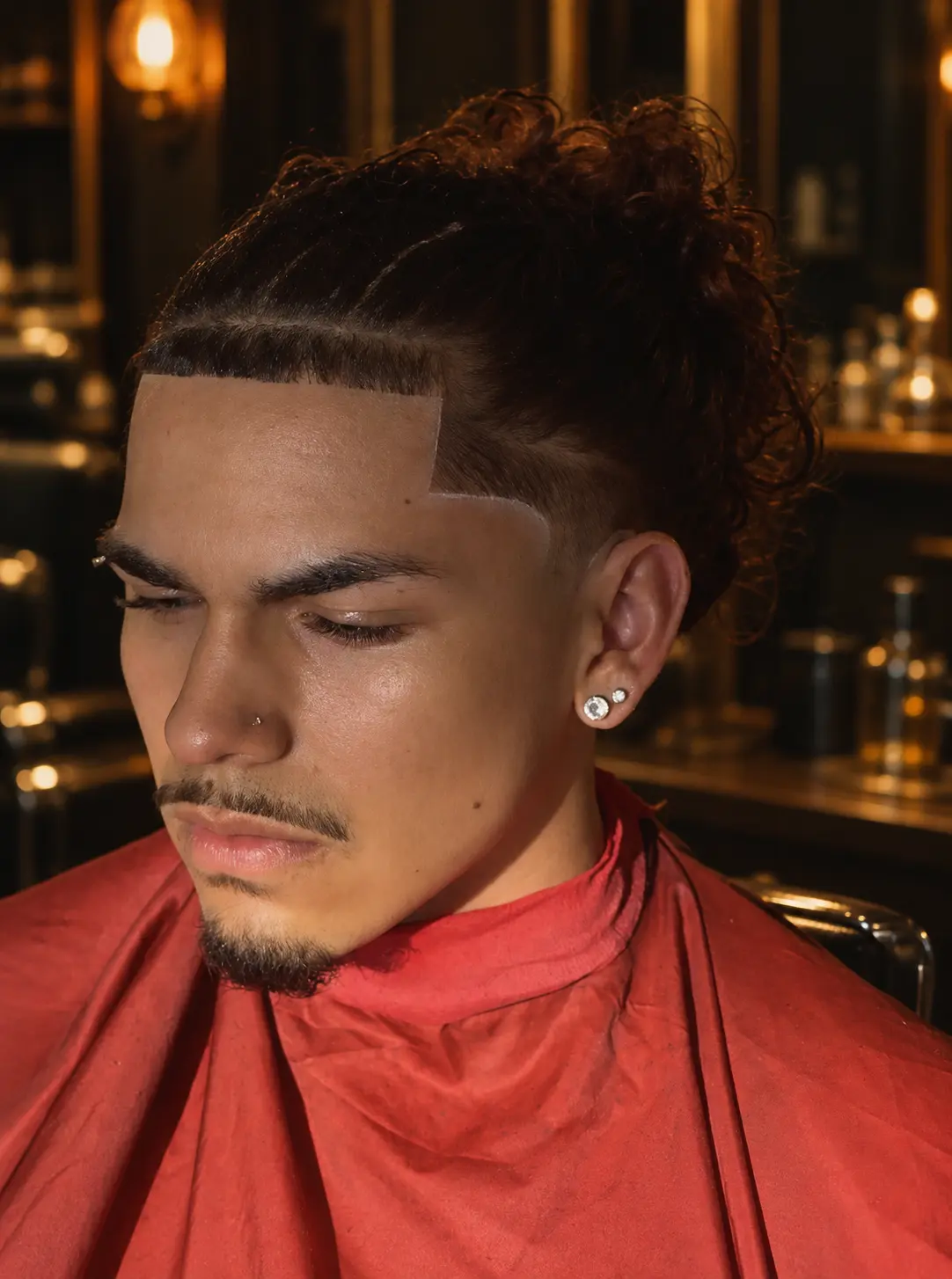 Ron textured fade and line-up